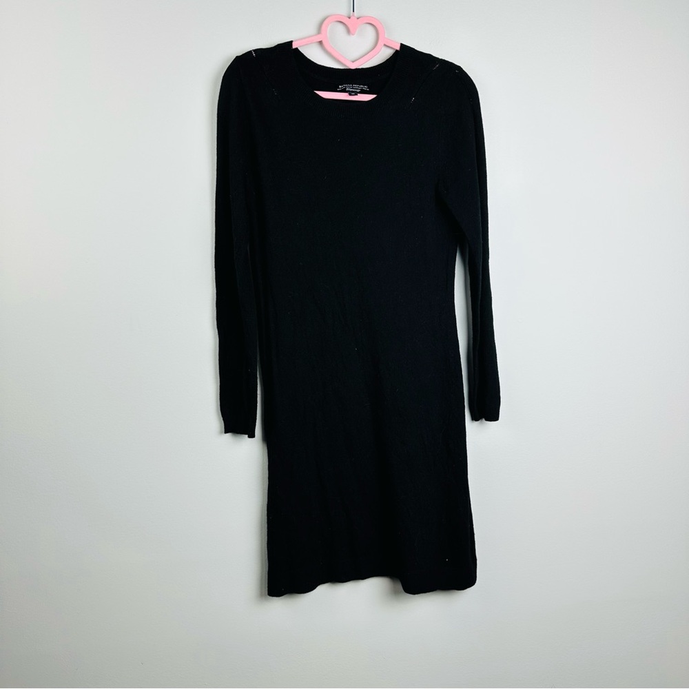 Banana Republic Filpucci Fine Italian Yarn Black Dress Size XSmall